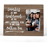 FONDCANYON Coworkers Are Many Great Friends Are Few Coworker Leaving Picture Photo Frame, Colleague Goodbye Farewell Picture Frames, Retirement Gift, Going Away Gifts For Coworkers(4x6 Inch Photo)