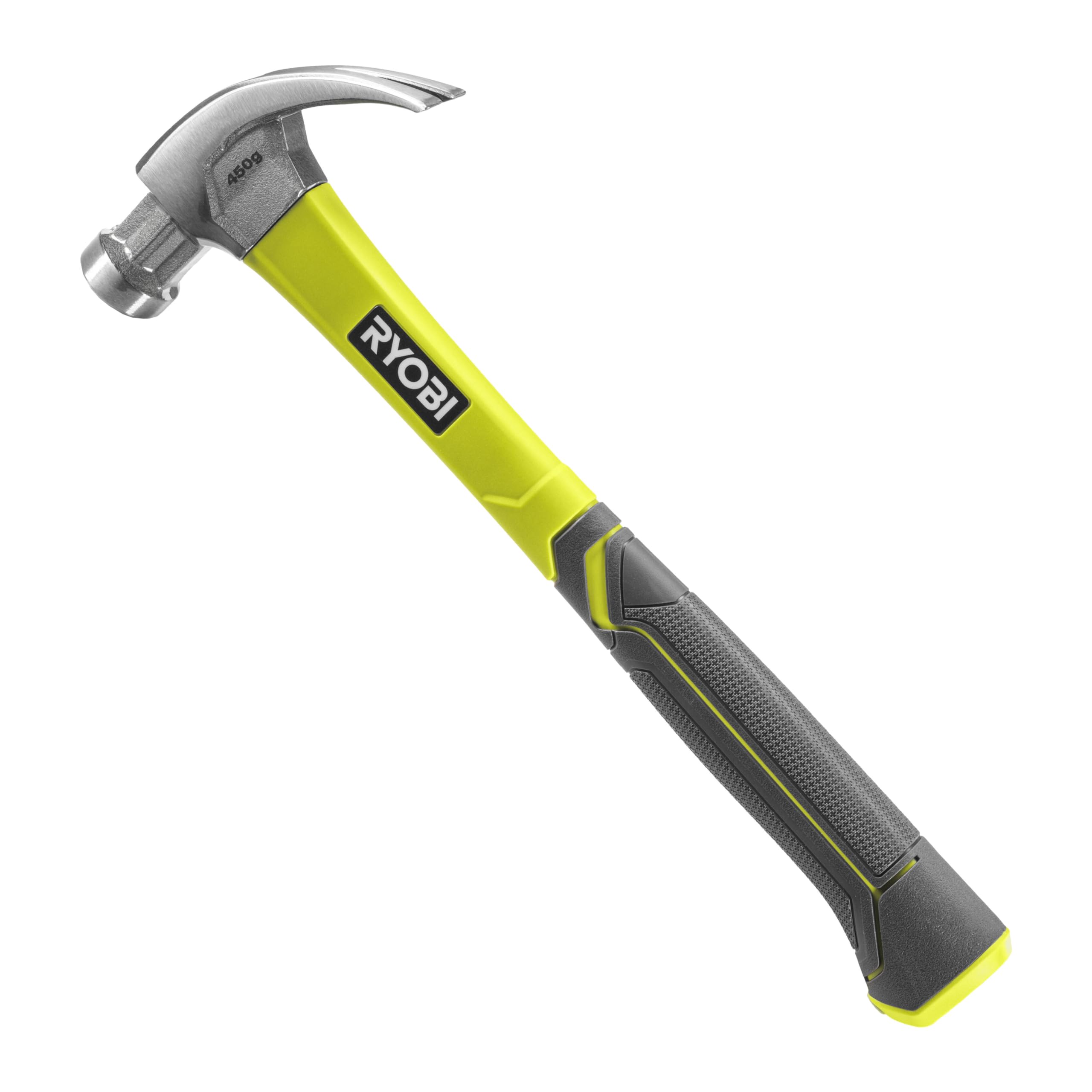 Ryobi RHHCC450 450gr Fibreglass Curved Claw Hammer