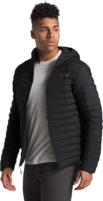the north face stretch down hooded jacket