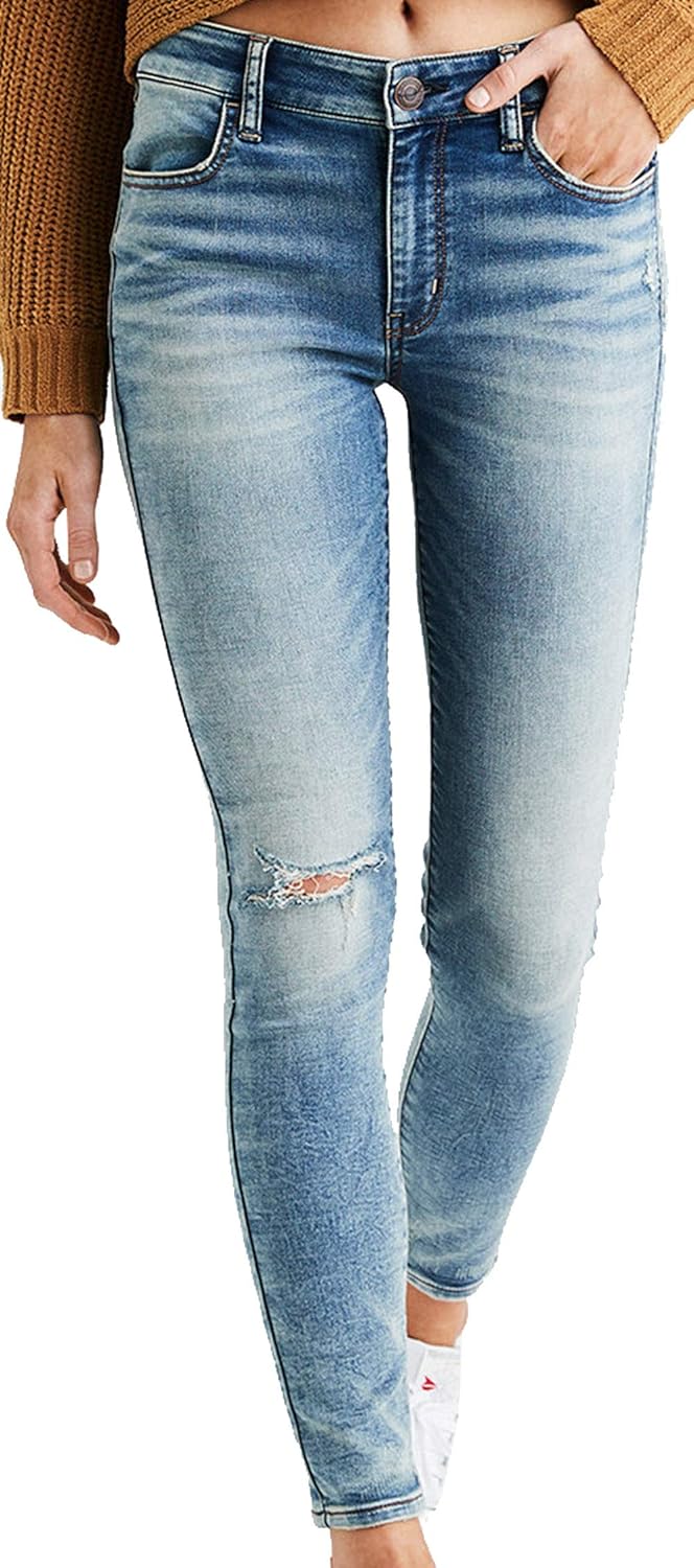 american eagle super low rise jeans