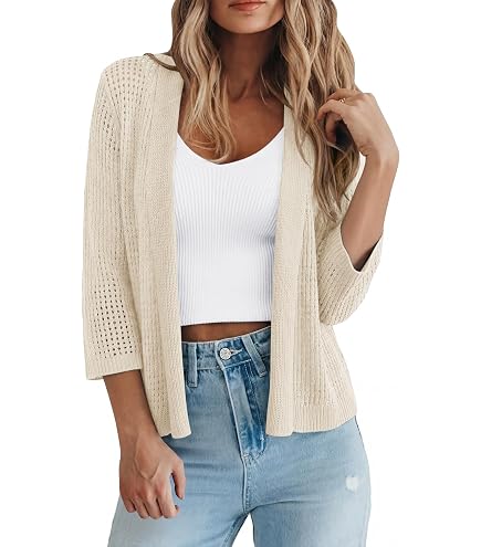 R13/アールサーティーン】3/4 SLEEVE TWISTED FRONT R13 Women's 3/4 Sleeve Twisted Front Cardigan, Light Khaki, XS at