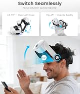 Fanxieast Lightweight Liftable Head Strap for Meta Quest 3/3S/2 view 6