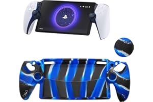 GOHHME for Sony Playstation Portal Case Silicone Non-Slip Anti-Fingerprint Scratch Shock-Absorption Soft Protective Skin Cover for Playstation Portal (Blue)