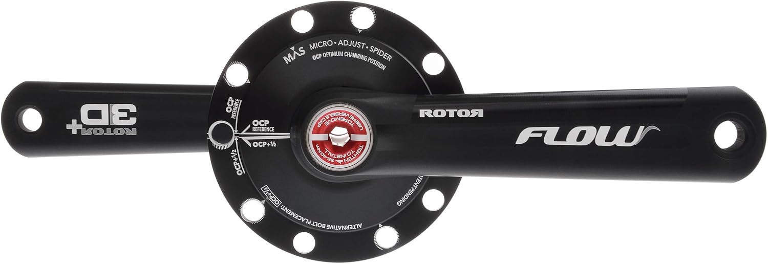 Rotor Unisex - Adult Round 1x DM Direct Mount Chain Ring 42Z Black, 42, 42 dientes