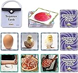 CHEFAN Sequencing Cards, Sequence Game for