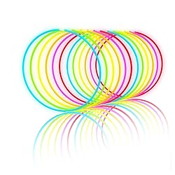Glow Fever Glow Sticks Bulk 100ct 22'' Glow