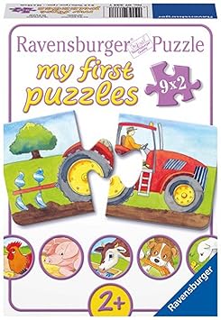 Ravensburger 07333 - Auf dem Bauernhof, my first puzzles 9x2