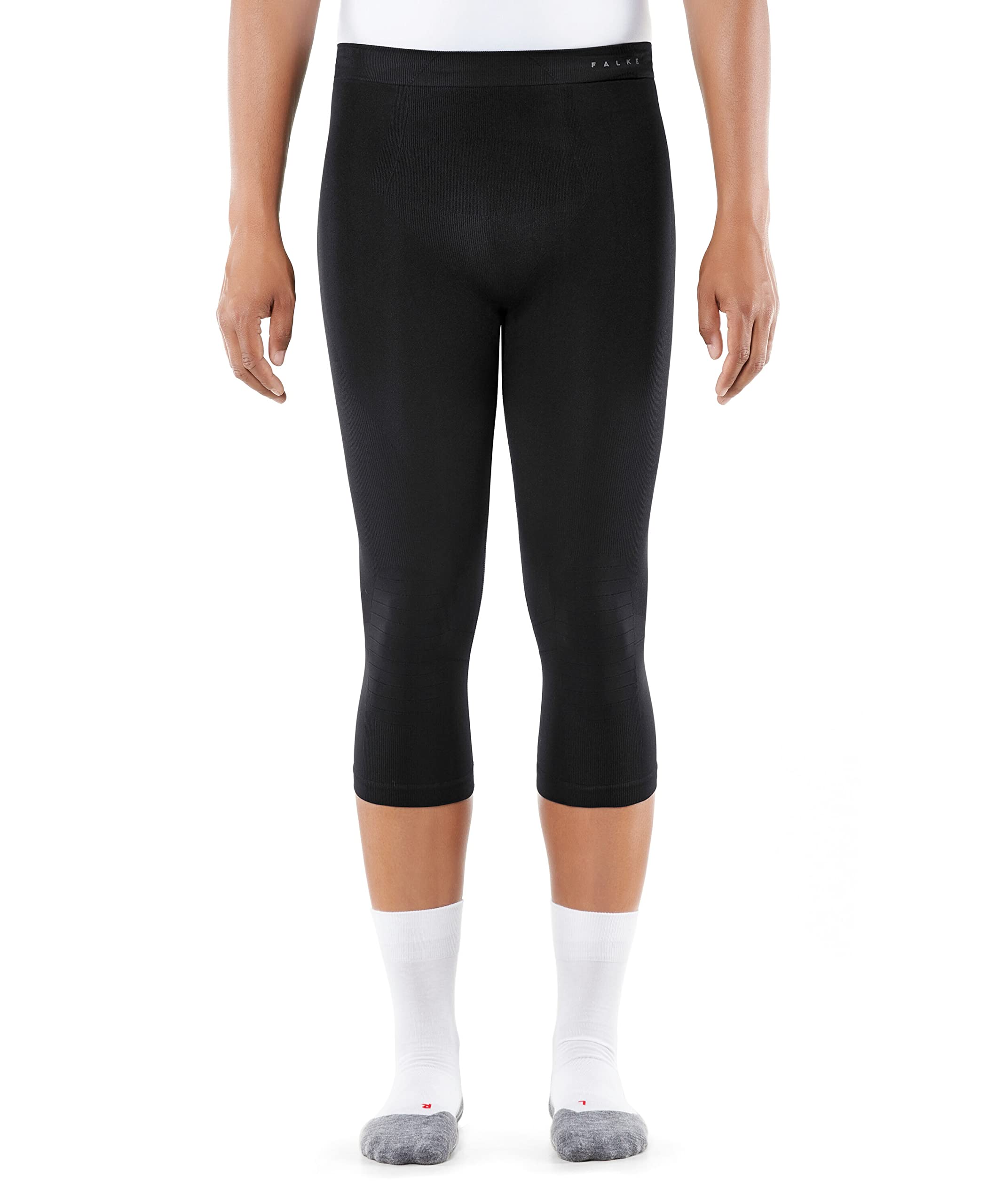 FALKE Men's Maximum Warm Base Layer Leggings, Breathable, Black (Black 3000), M (1 Pair)