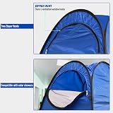 Denny International Portable Outdoor Instant Pop Up Privacy Tent Blue Camping view 5