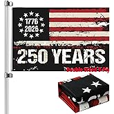 250 Anniversary USA Flag 3x5: Betsy Ross Freedom Flags Heavy Duty Double Sided 3-Ply - UV Protection & Fade Resistant & Reinforced Brass Grommets - America 250 Years Of Freedom