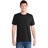 Port &amp; Co Unisex Performance Blend Tee | Classic Fit, Lightweight &amp; Breathable, Moisture Wicking Comfort, Casual Short Sleeve T-Shirt for Men &amp; Women, Tear Away Label