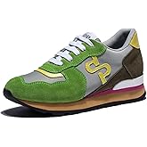 OPP Women Fashion Sneakers Casual Lace-up Suede Leather Athletic Tennis Sports Gym Running Shoes Women