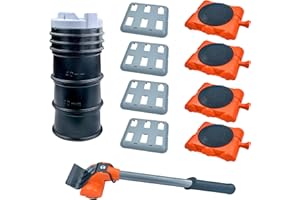 Simfelice Furniture Movers Heavy Duty Gooloo Furniture Movers with Wheels Furniture Lifter for Heavy Furniture Lift Mover Tool 4 Appliance Roller Sliders Furniture Moving Glides (SMFM001-1)