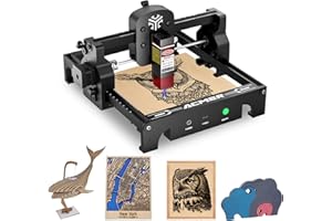 ACMER S1 Laser Engraver Machine for Beginner Wood Engraving Mini Machine for DIY Crafting Glass Leather, Engraving Area 5.1"x5.1",Laser Class 4 (S1 3500mW)