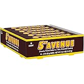 5TH AVENUE Chocolate Coated Peanut Butter Candy Bars, 2 oz, 18 Ct | Crunchy peanut butter candy bars coated in rich chocolate, ideal for vending, gifting and snack breaks.