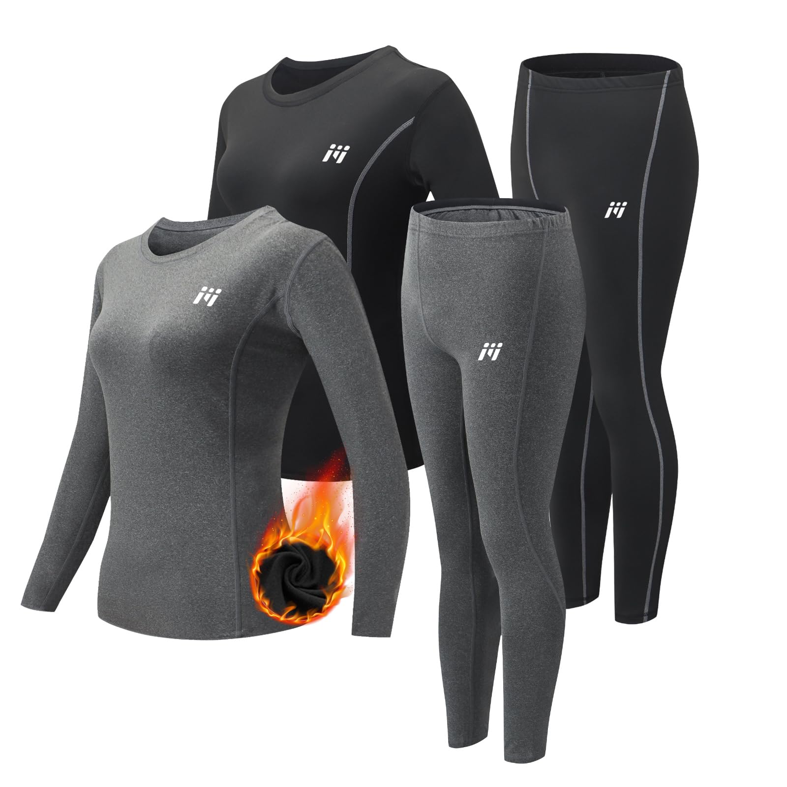 MEETWEE Thermal Underwear for Women, Winter Warm
