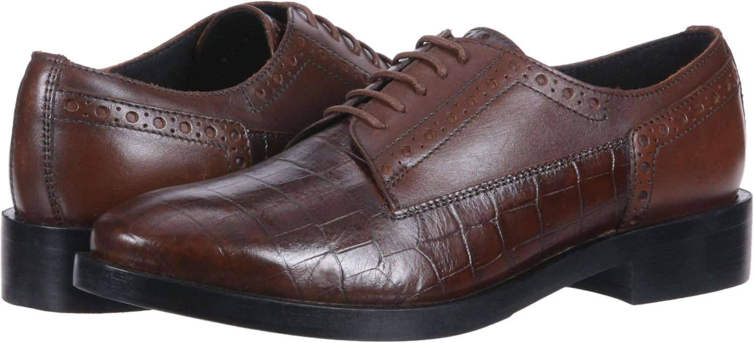  | Geox Women's Brogue 11 Croc Embossed Dress Shoe Oxford | Oxfords