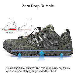 MeXYZ Barefoot Shoes Men Wide Toe Box Zero Drop