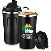 Skylety 1 Pc Dumpster Fire Funny Tumbler 17oz Employee Appreciation Gift for Adult Coworker Office Desk Accessories, Positive Everything Is Fine Mug Bulk White Elephant Gift (Green)