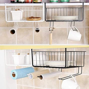 Seven Moon 1pc Kitchen Under Shelf Basket Cabinet Compartment
