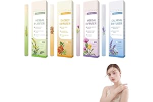 Herbal Diffuser Pen with Extracts of Mint,Natural Herbal Inhaler Pens,Portable Herbals Lungs Cleanse Inhaler,Atomizing Air Fr