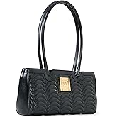 INYA NEW YORK Broadway N°1 Women’s Faux Leather Shoulder Bag – Structured Designer Work Purse