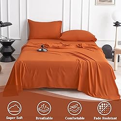 Soft Breathable Full Sheet Set - Luxury Brushed Bed