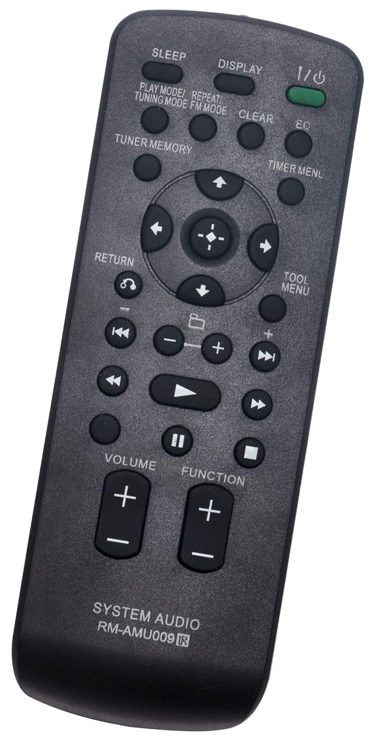 ALLIMITY RM-AMU009 Remote Control Replacement for Sony Audio System CMT-BX70DBI CMT-FX300I CMT-HX50BTR CMT-LX30IR HCD-CX5IP HCD-HX70BTR CMT-BX20I CMT-HX35R CMT-HX70BTR CMT-MX500I