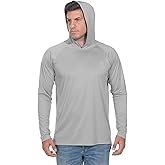 Fishing Shirts for Men Long Sleeve - Sun Protection SPF 50+ UV Tshirt Hoodies