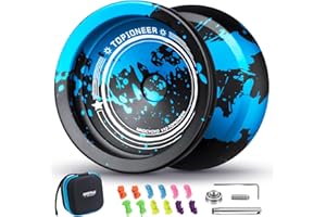 MAGICYOYO V12 Finger Spin Yoyo Professional Responsive Yoyo for Kids Beginners, Unresponsive Yo Yo for Advanced Player, Profe