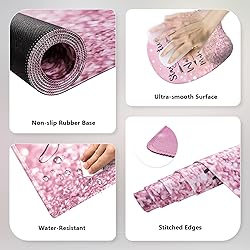 Anyshock Pink Mouse Pad Wrist Support, Keyboard