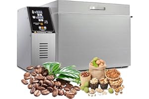 Home Coffee Bean Roaster Machine, Coffee Roaster Machine Industrial Commercial, Electric Nut Peanut Cashew Chestnuts Roasting