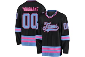 Custom Hockey Jersey Personalized Printed Stitched Name, Number and Logo Practice Wear Sports for Men Women Youth