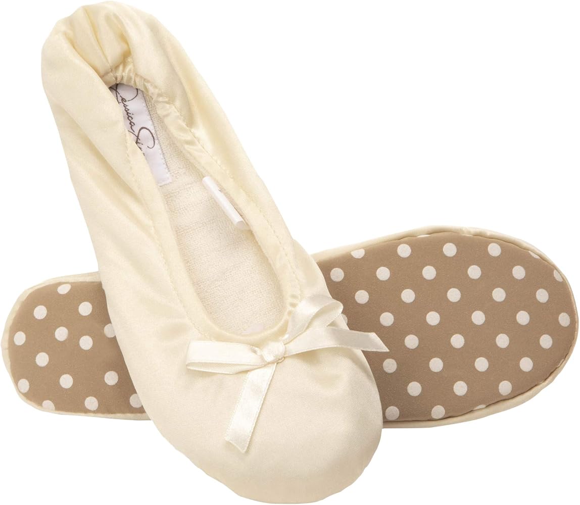 ivory ballerina slippers