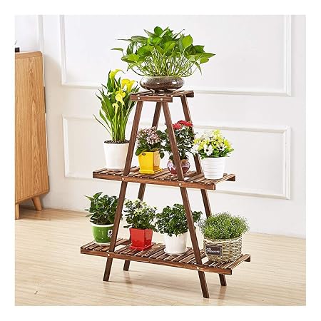 XHH Soporte de Flor de la Planta de Madera sólida del Soporte de ...