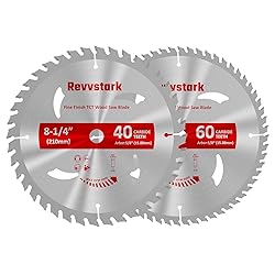 Revvstark Circular Saw Blade 8-1/4 in 40T&60T, with