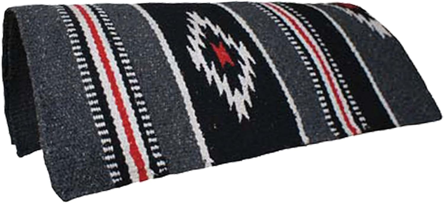 Navajo Ancient Design Saddle Blankets Hand Woven 32"x64" by Tahoe