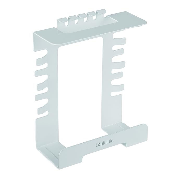 LogiLink kab0066 Cable Sistema de gestión para montaje bajo mesa Exclusivo Para organizar todos los cables