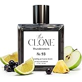 Clone, Thunderstorm No. 93 - Inspired by Aventus Perfume For Men, Extrait de Parfum, Luxury Fragrance Perfume Spray, 1.7 Fl Oz (50ml)