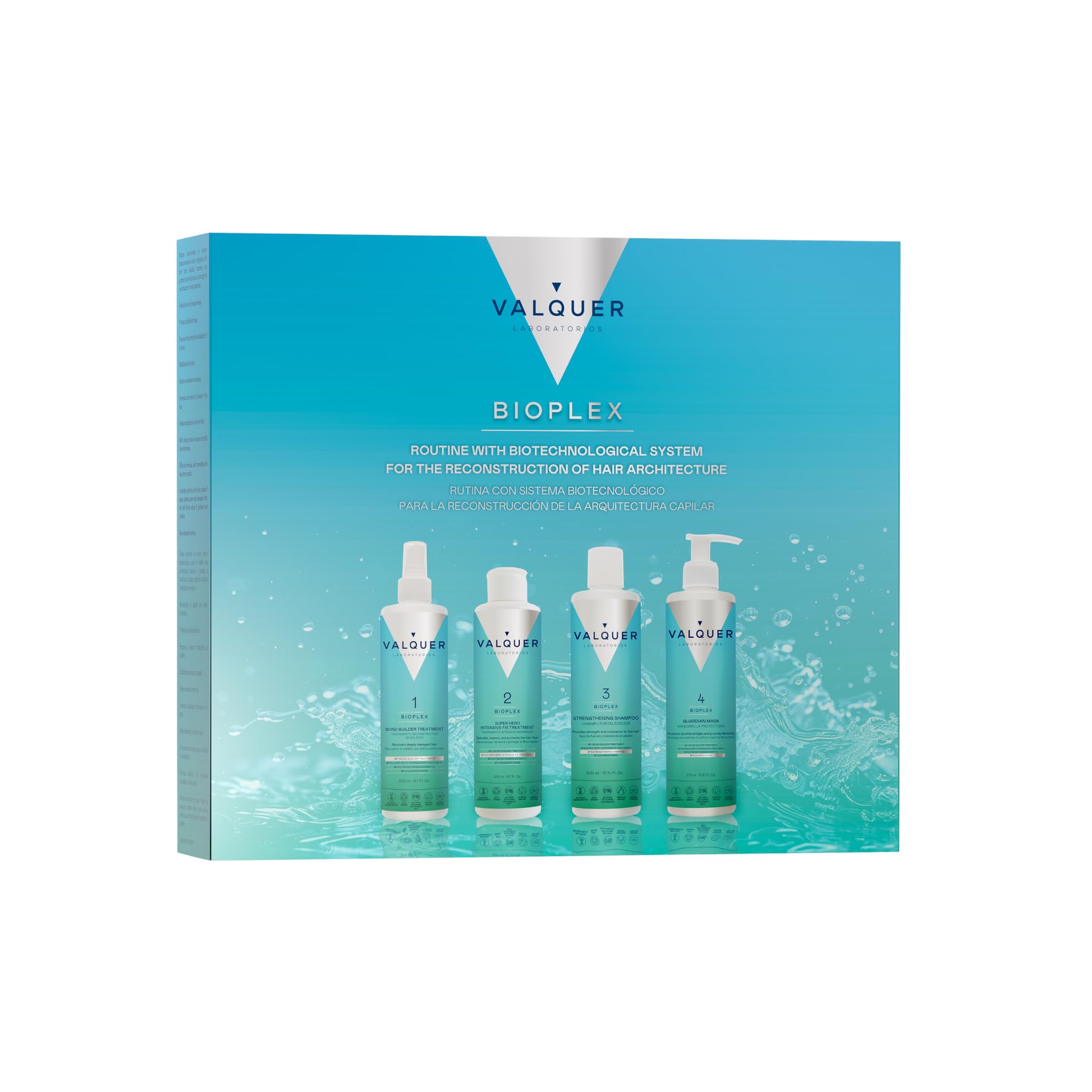 VALQUER Bioplex Hydrating & Repairing Hair Treatment | Intensive Protection and Deep Reconstruction for Dry, Damaged or Color-Treated Hair | Suitable for All Hair Types | Vegan Formula | 975 ml