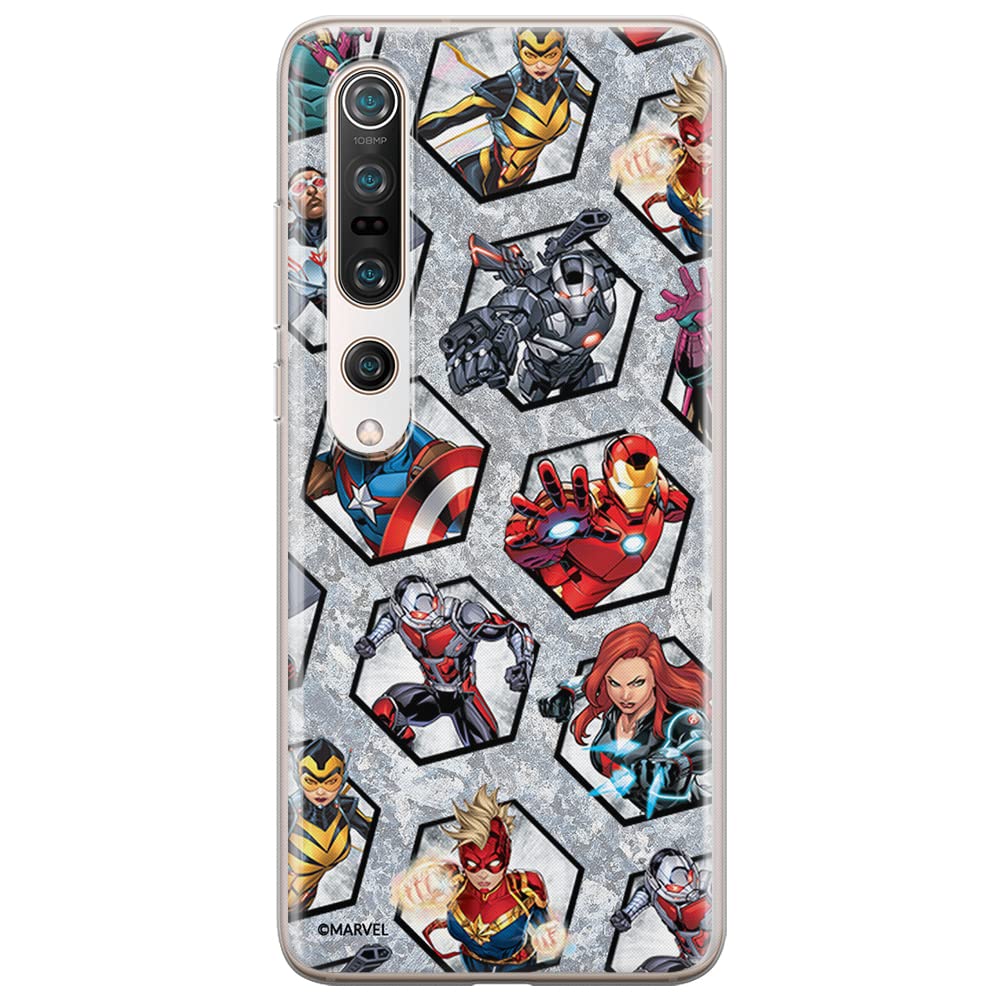ERT GROUP mobile phone case for Xiaomi MI 10 / MI 10 PRO original and officially Licensed Marvel pattern Avengers 023 optimally adapted to the shape of the mobile phone, case made of TPU