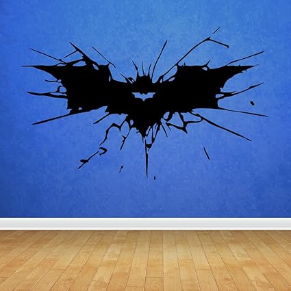 Decorvilla Wall Sticker ( Batman Sign ,Surface Covering Area 27 X 17 Inch)