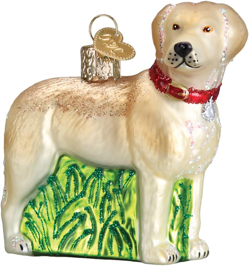 yellow lab christmas