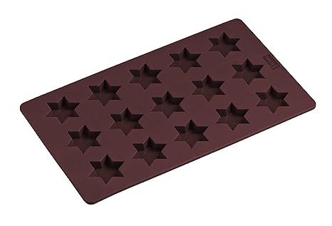 Lurch 65023 Flexi Form Zimtsterne 17 x 30 cm, Karminrot