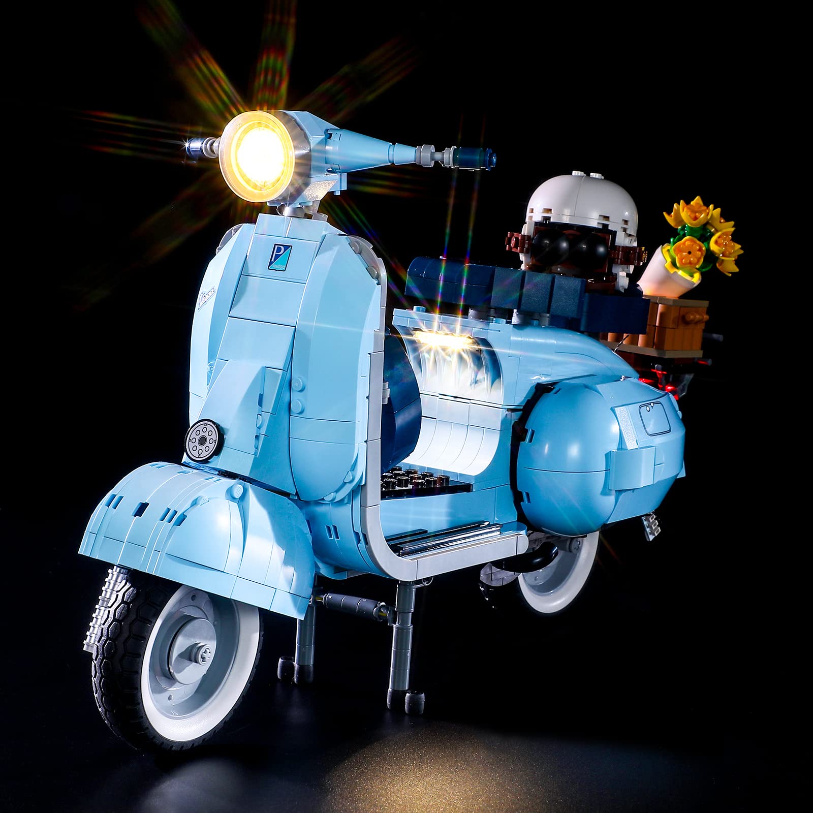 BRIKSMAX Led Lighting Kit for Vespa 125 - Compatible with Lego 10298 Building Blocks Model- Not Include the Lego Set