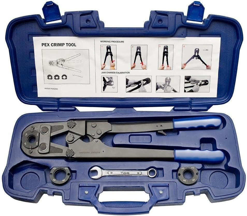 Presse à Raccords Manuelle Pour Tube Multicouche Pex TH 16 20 26 - Kit Avec Moules, Neuf, Marque Mn16-32
