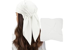 vimate Head Scarf for Women Hair 27'' Square Satin Silk Feeling Bnadana Neck Scarf Handbag Accessories Etc
