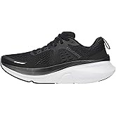 Saucony Women's Guide 18 Road Running Shoe, Black/White 7.5 Extra Wide