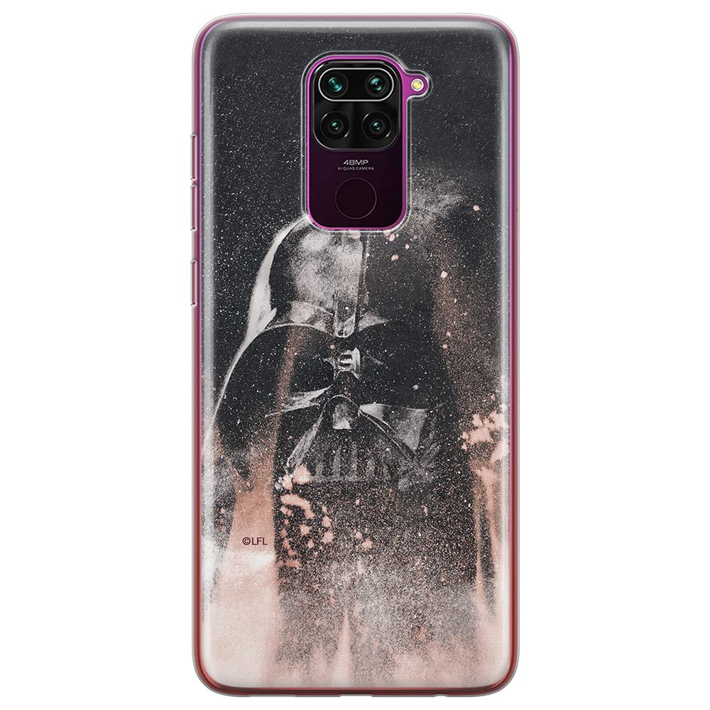 ERT GROUP mobile phone case for Xiaomi REDMI NOTE 9 original and officially Licensed Star Wars pattern Darth Vader 011 optimally adapted to the shape of the mobile phone, case made of TPU