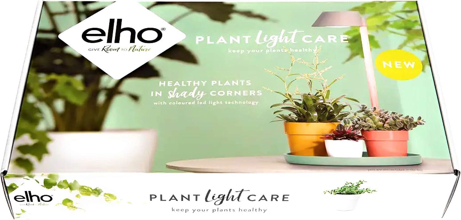 elho Plant Light Care 25 - Accessory for Indoor & Grow your Own - diameter 27.0 x H 7.5 cm - Grey/Glacier Grey - Image 4